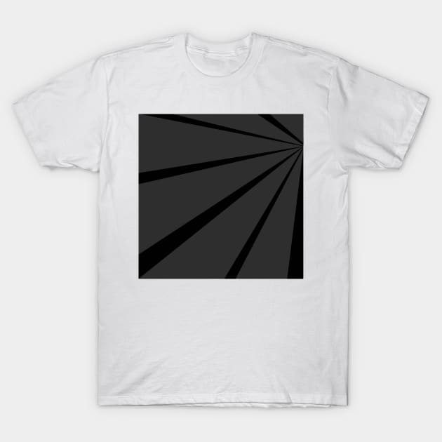 monochromatic geometric pattern T-Shirt by pauloneill-art